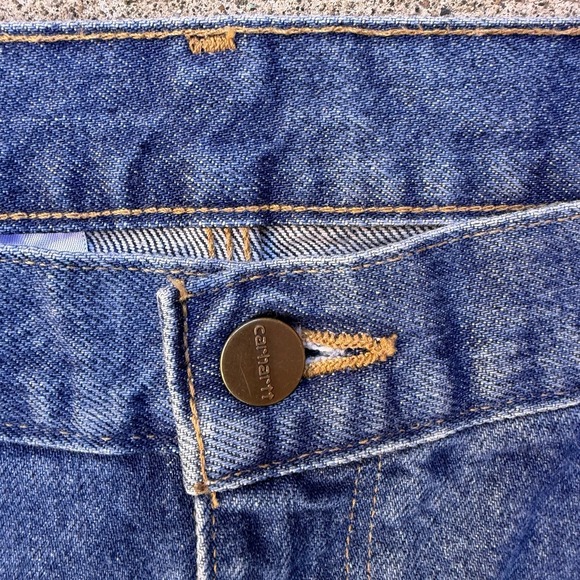 Blue Carhartt Double Knee Jeans - Picture 5 of 5